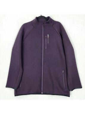 Musto Jacket Mens XL Purple Evolution Softshell Full Zip Pockets Sailing Marine